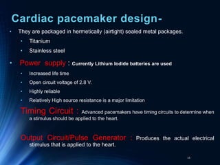 Cardiac pacemaker | PPTX