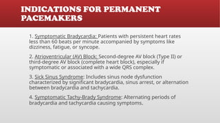Cardiac Pacemaker , Types of Pacemaker and its Usages | PPTX