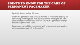 Cardiac Pacemaker , Types of Pacemaker and its Usages | PPTX