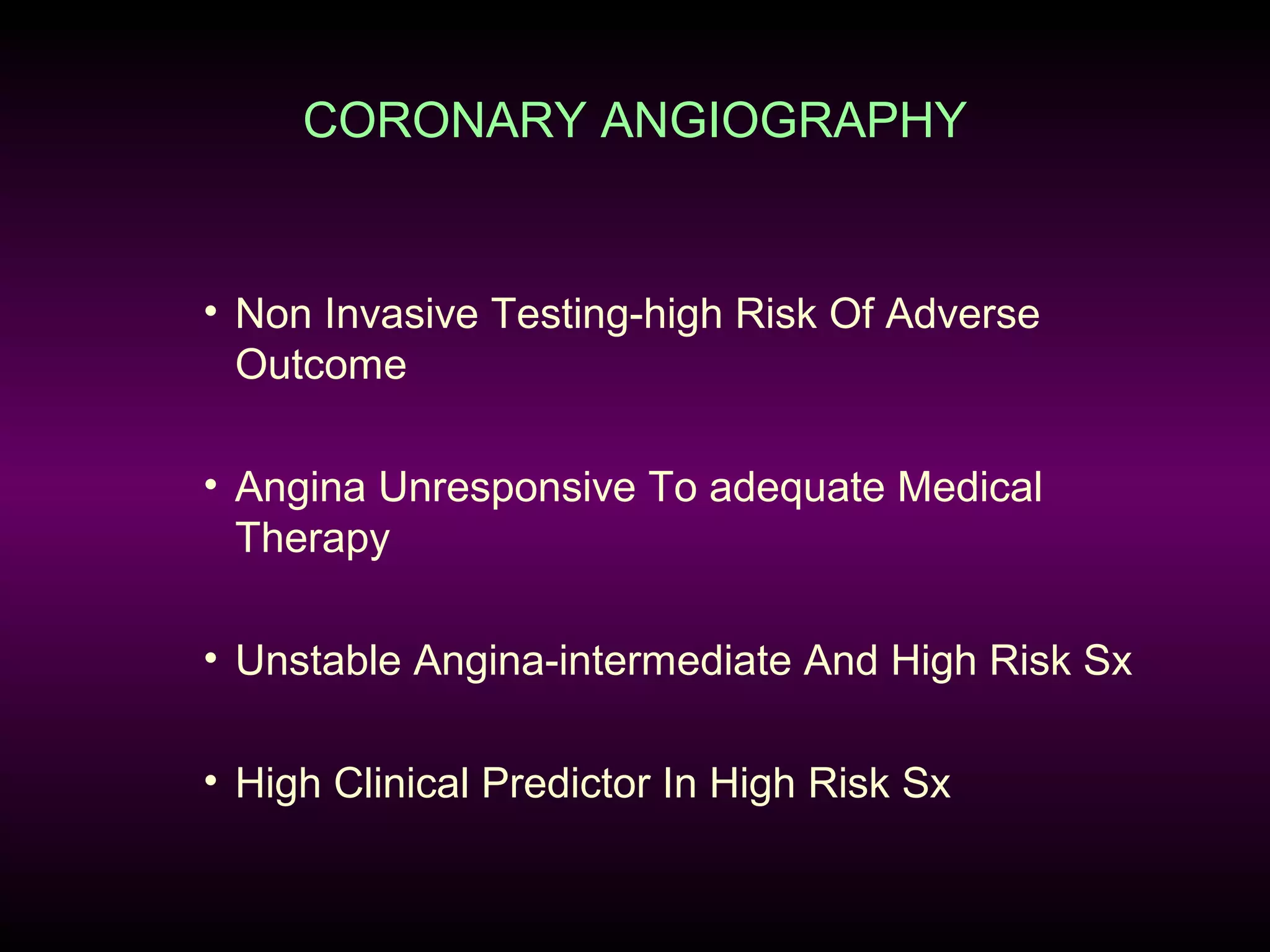ACC AHA Guidelines on Perioperative Cardiac Assesement | PPT