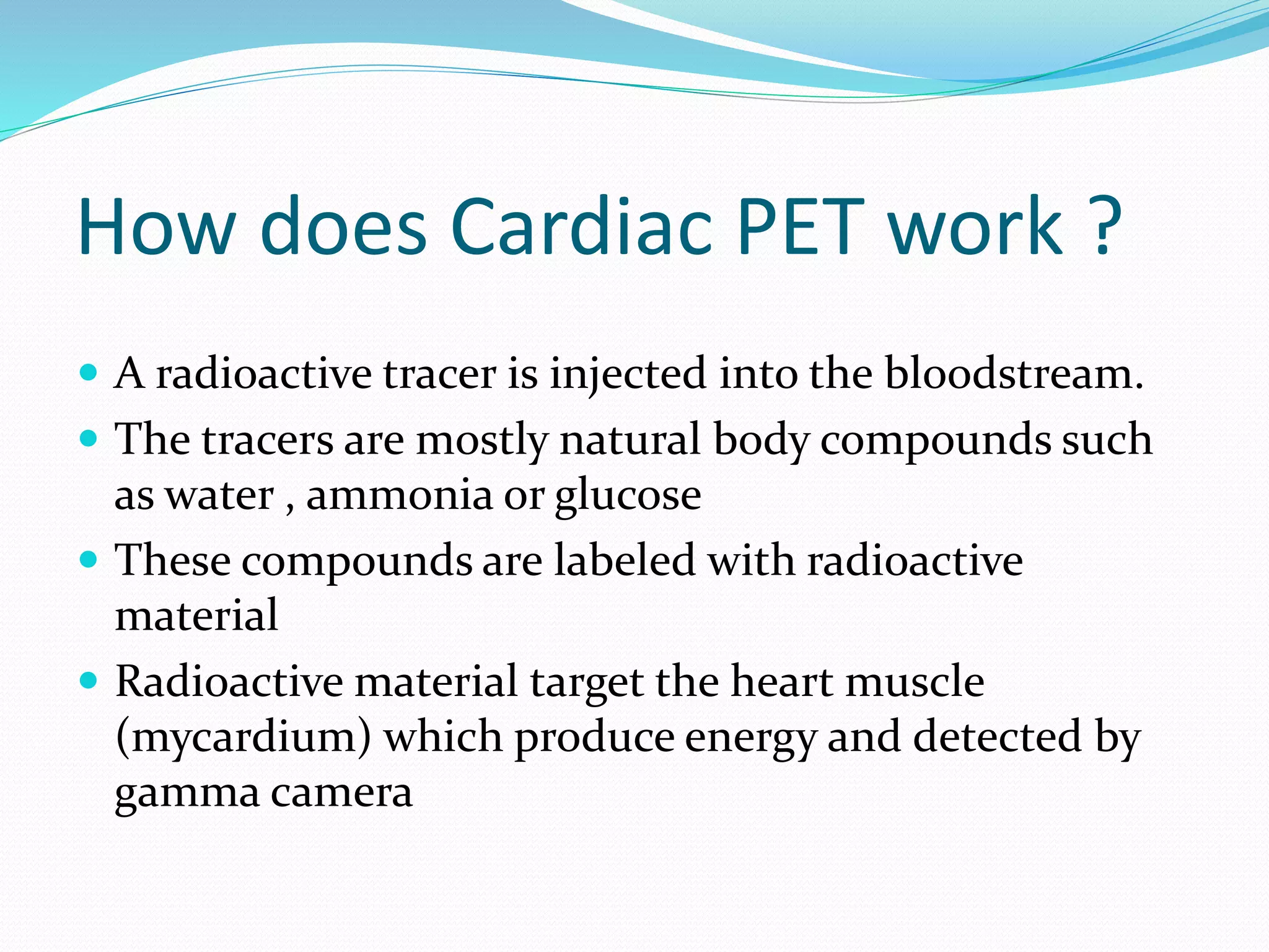 Nuclear Medicine - Cardiac PET/CT | PPTX