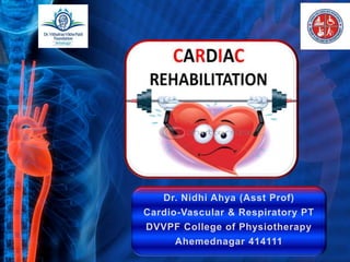 Dr. Nidhi Ahya (Asst Prof)
Cardio-Vascular & Respiratory PT
DVVPF College of Physiotherapy
Ahemednagar 414111
 