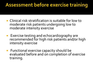 Cardiac rehabilitation | PPTX