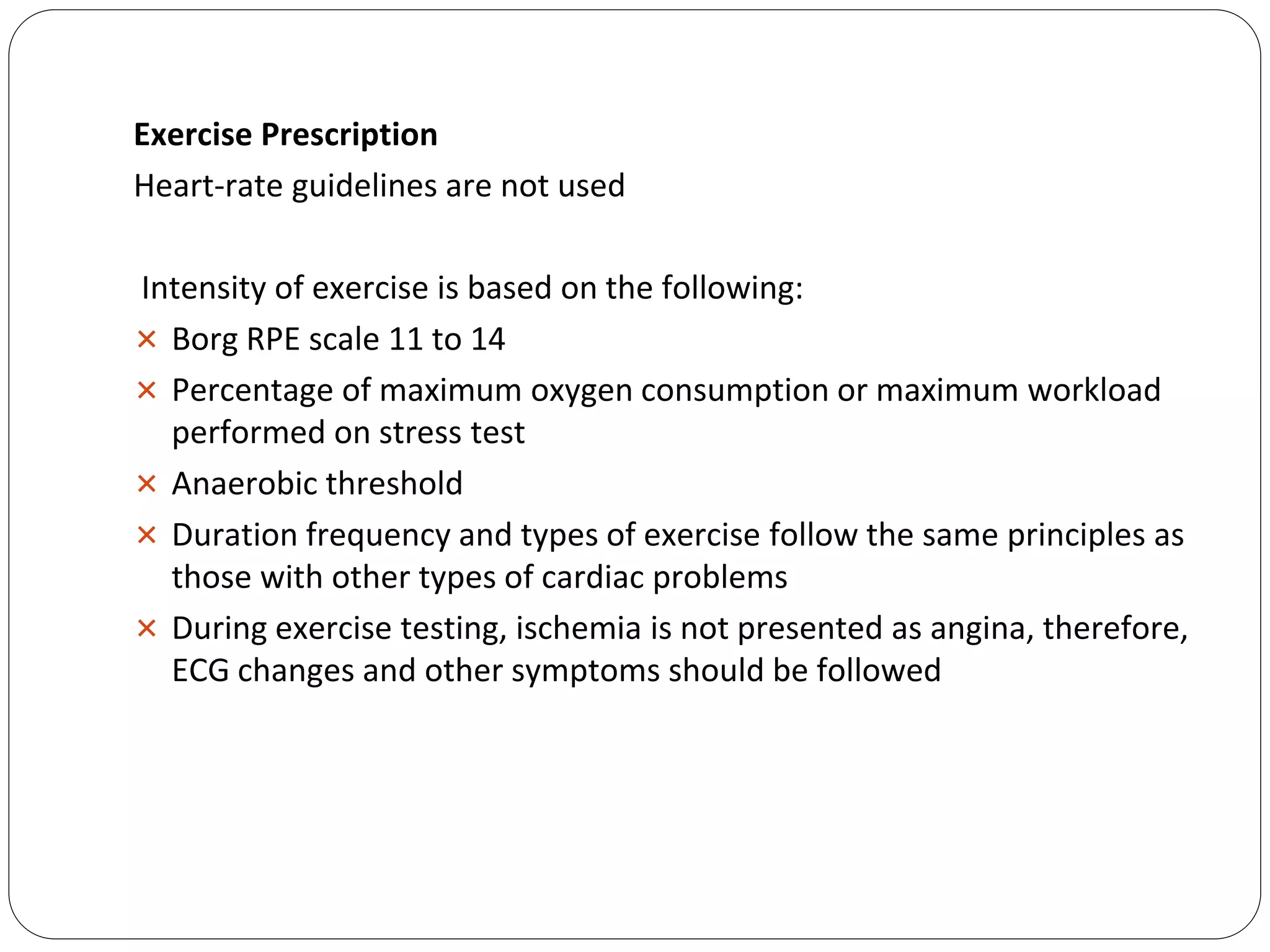 Cardiac Rpe Cardiac rehabilitation | PPTX