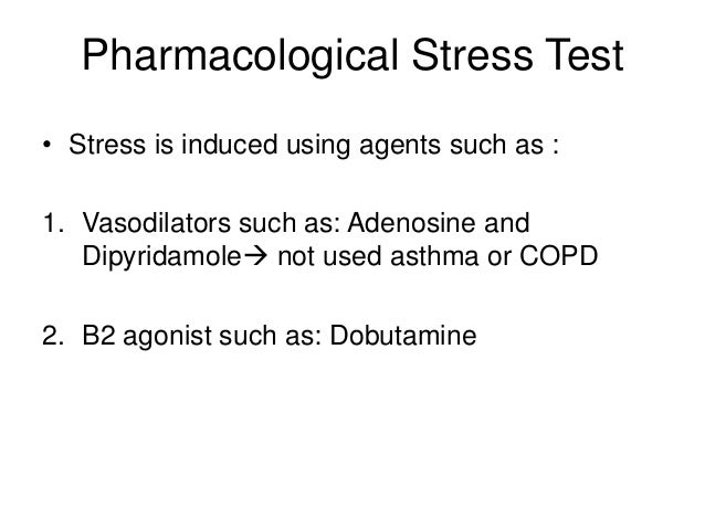 what is a pharmaceutical stress test