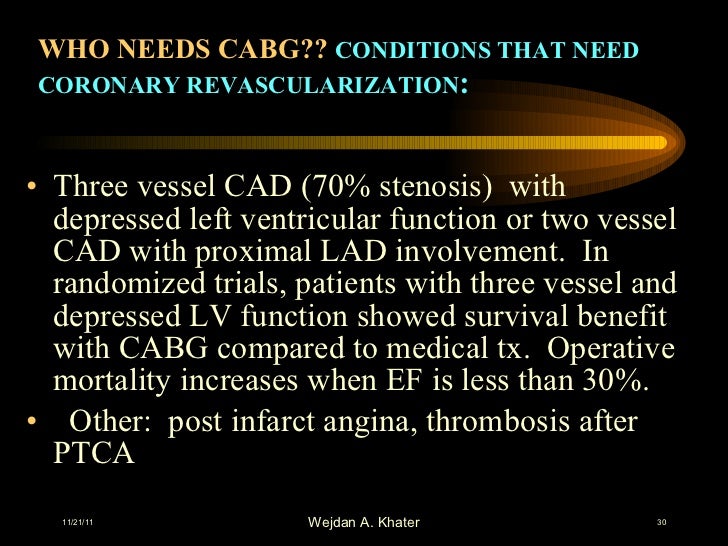 Cardiac surgery and ptca