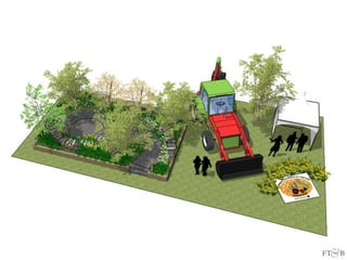 RHS Flower Show Cardiff 2014 Gold Medal & Best in Show Woodland Garden