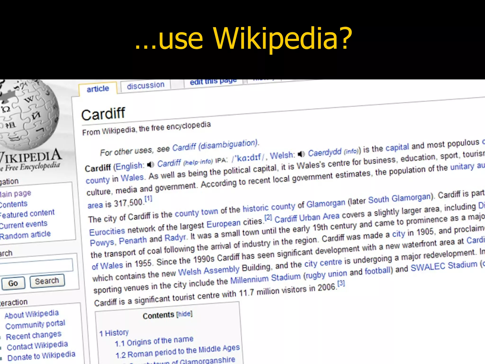 …use Wikipedia? 