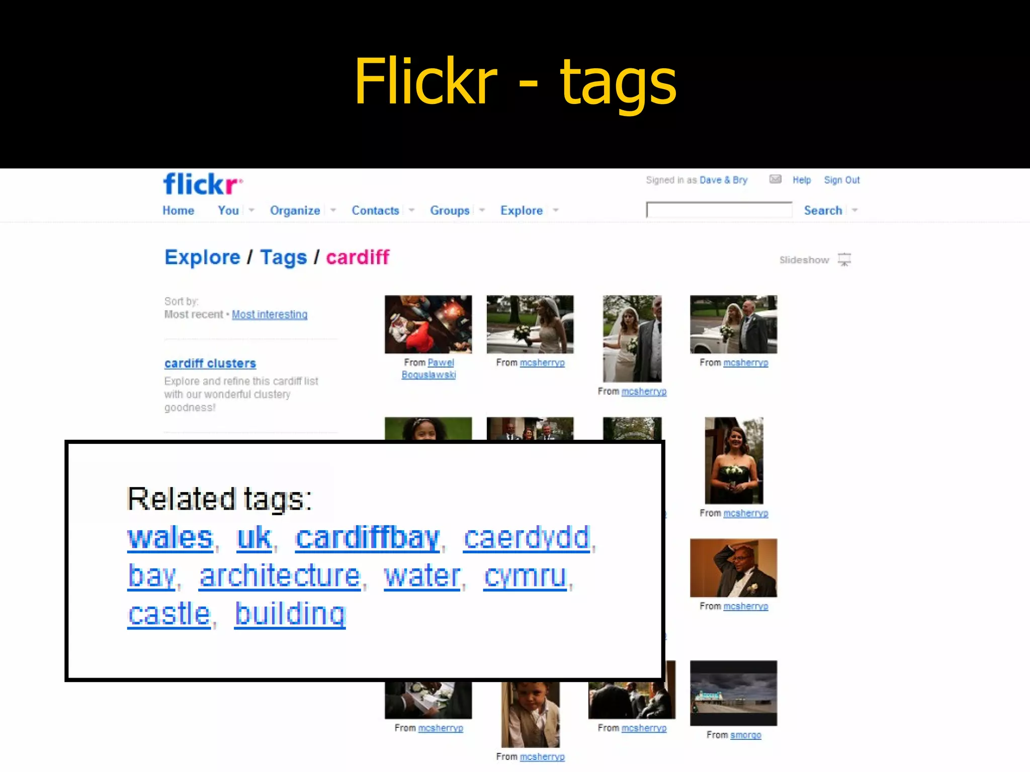 Flickr - tags 