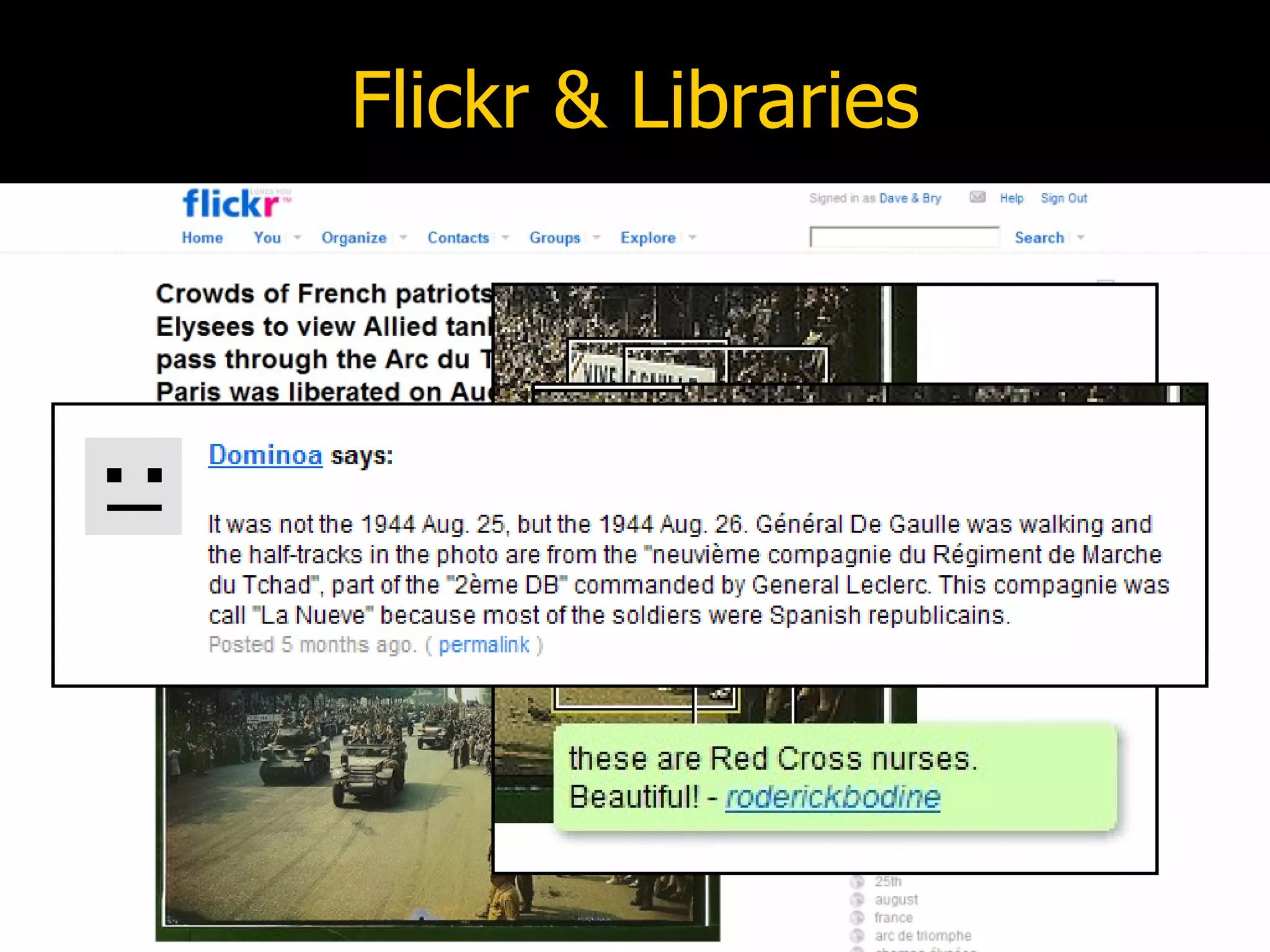 Flickr & Libraries 