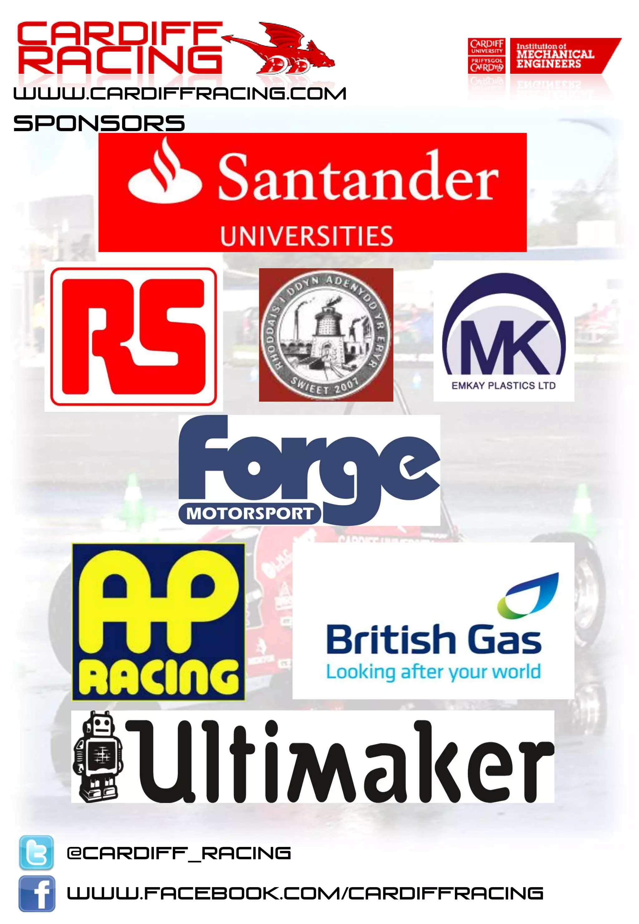 Cardiff racing newsletter march