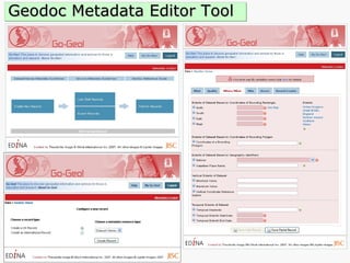 Geodoc Metadata Editor Tool 