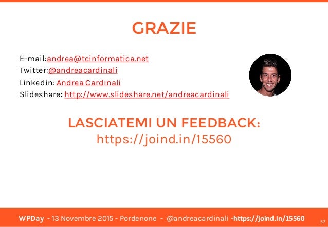 WPDay 2015 - WordPress Performance Optimization - Pordenone - 13 Nove… slideshare - 웹