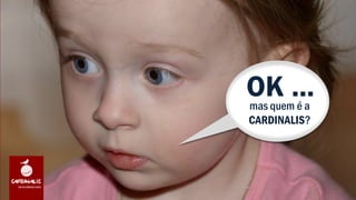 Acredite:
PODEMOS FAZÊ-LO
LUCRAR MAIS.
VOE NA DIREÇÃO CERTA.
Cardinalis Consultoria LTDA. ● Todos os Direitos Reservados. ● www.cardinalis.com.br ● www.facebook.com/ConsultoriaCardinalis
 