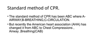 Comprehensive Guide to Cardio-Pulmonary Resuscitation (CPR) Techniques ...