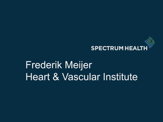 Frederik Meijer
Heart & Vascular Institute
 