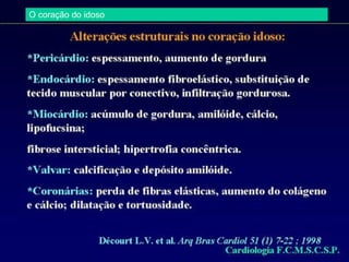 O coração do idoso  