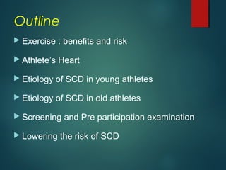 update on sudden cardiac death in athletes and young generation | PPT