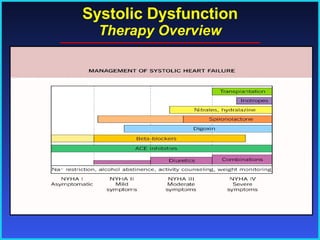 Systolic Dysfunction Therapy Overview xx 