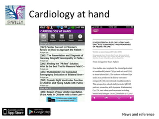 Cardiology at hand
News and reference
 