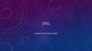 Cardiology and EKGs - Archer NCLEX crash course/ webinar