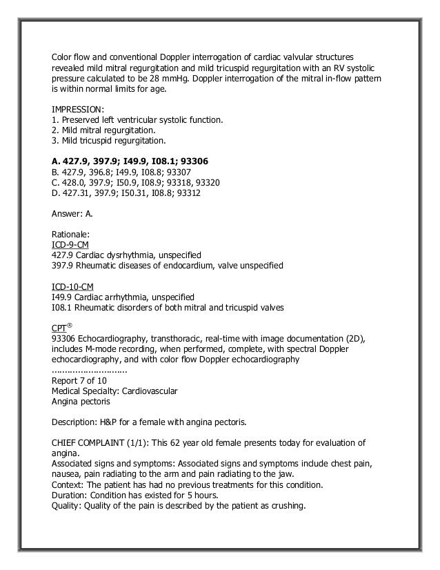 Cardiology ICD-10 records with Dual Coding-ICD-10 Training Cardiology ICD-10 records with Dual Coding-ICD-10 Training