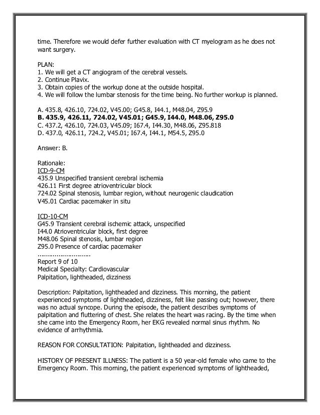 Cardiology ICD-10 records with Dual Coding-ICD-10 Training Cardiology ICD-10 records with Dual Coding-ICD-10 Training