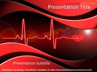 Cardiology powerpoint template   templatesforpowerpoint.com