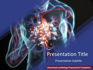 Presentation Title Presentation Subtitle Download   cardiology Powerpoint Templates 