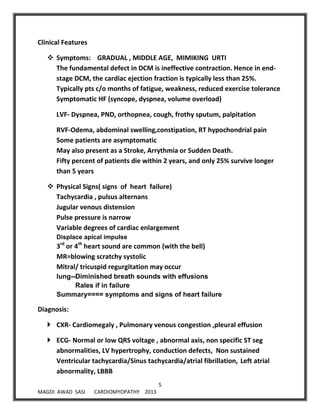 Cardiomyopathies | PDF