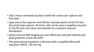 4v2 Rvsp CARDIOMYOPATHY cardiac mri carduiac ct imaging | PPTX