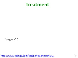 Treatment




   Surgery**




http://www.fitango.com/categories.php?id=142   50
 