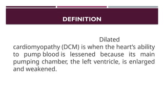 Cardiomyopathy - Classification and Nursing management.pptx