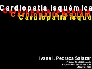Ivana I. Pedraza Salazar
Práctica Final Obligatoria
Facultad de Ciencias Médicas
UNCuyo - 2008
 