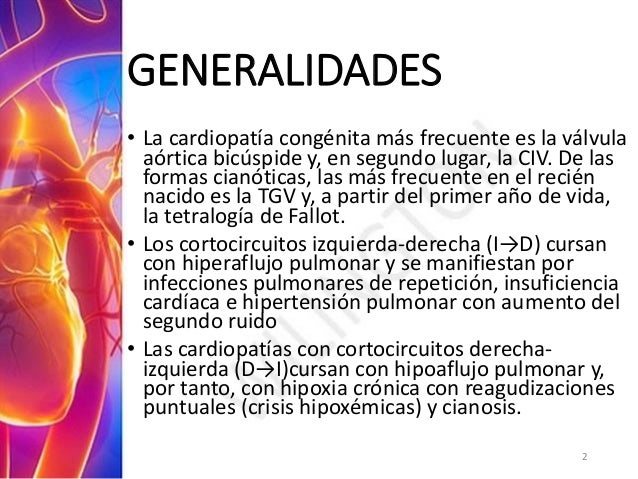 Cardiopatia Congenita Cianogena Mas Frecuente