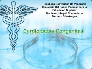 República Bolivariana De Venezuela
Ministerio Del Poder Popular para la
Educación Superior
Medicina Integral Comunitaria
Turmero Edo Aragua
 