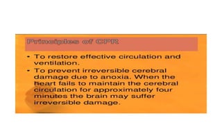 Cardiopulmonary resucitation