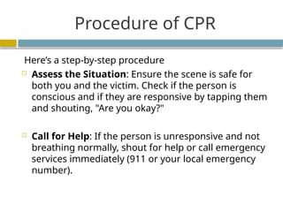 Cardiopulmonary resuscitation (CPR).pptx