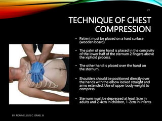CARDIOPULMONARY RESUSCITATION - BLS & ALS TECHNIQUES | PPTX