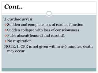 Cardiopulmonary resuscitation(cpr)
