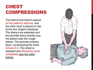 Compressing Hand Cardiopulmonary resuscitation (cpr) | PPTX