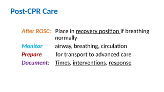 Post Rosc Monitoring Cardiopulmonary Resuscitation (CPR) -3-.pptx