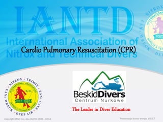 Cardiopulmonary resuscytation (cpr) prezentacja beskid divers