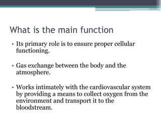 Cardiopulmonary system overview | PPTX | Heart and Cardiovascular ...
