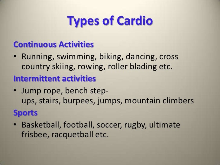 Cardiorespiratory endurance