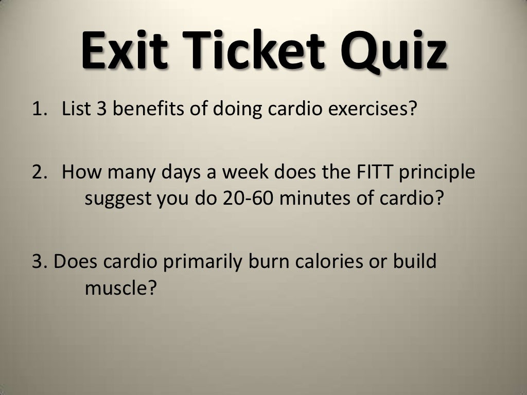 Cardiorespiratory endurance