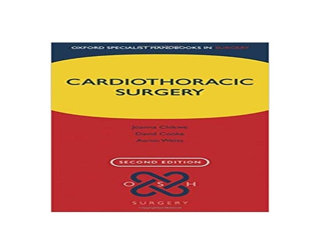 oxford handbook of cardiothoracic surgery procedures oxford handbook of cardiothoracic surgery procedures