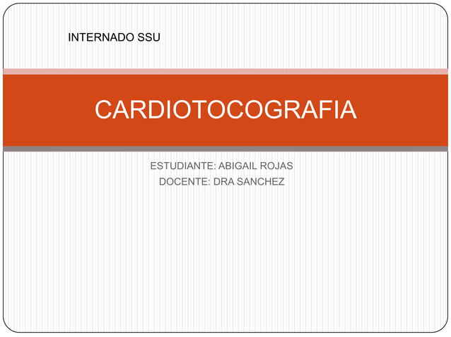 Cardiotocografia PPT