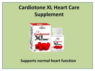 Cardiotone XL Heart Care
Supplement
Supports normal heart function
 