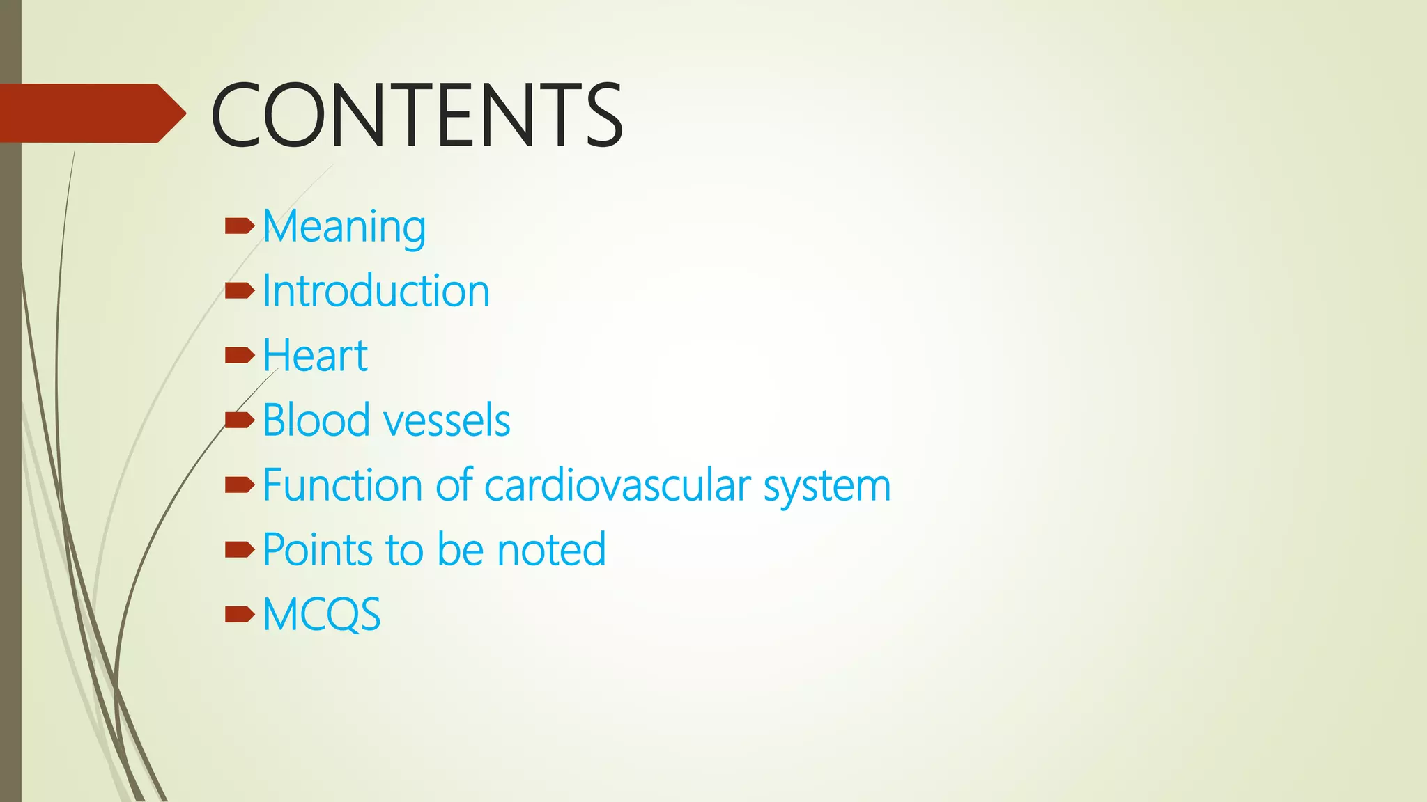 Cardiovascular System | PPTX